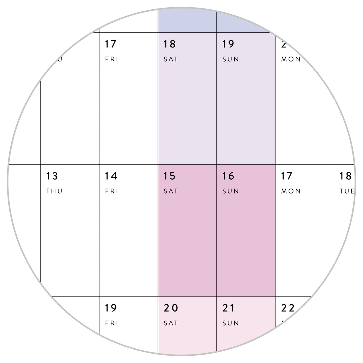 NEW! Giant 2026-2027 SEPTEMBER START Wall Calendar with Aligned Weekends | Student Teacher Classroom Mid-Year/ Academic Planner - Rainbow