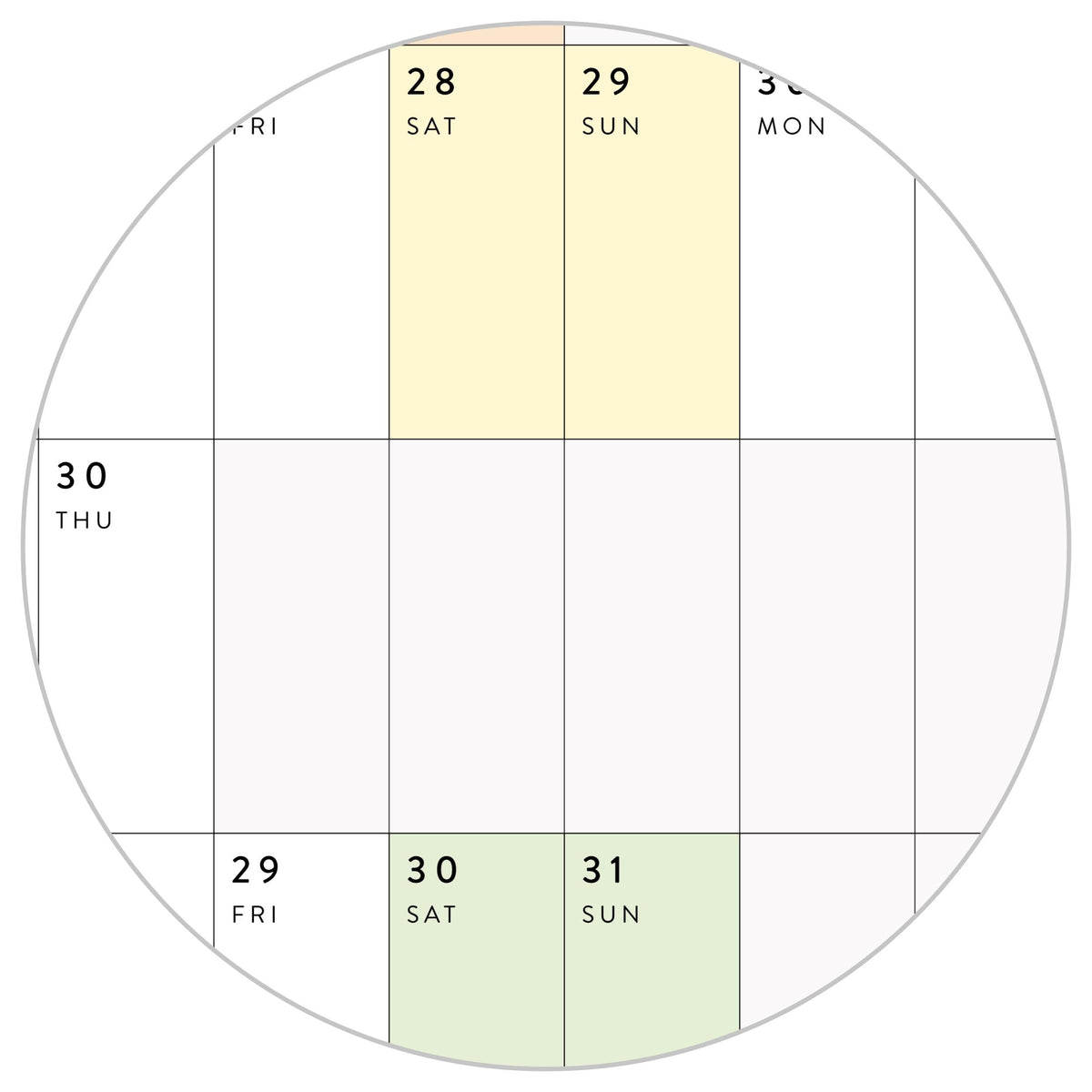 NEW! Giant 2026-2027 SEPTEMBER START Wall Calendar with Aligned Weekends | Student Teacher Classroom Mid-Year/ Academic Planner - Rainbow