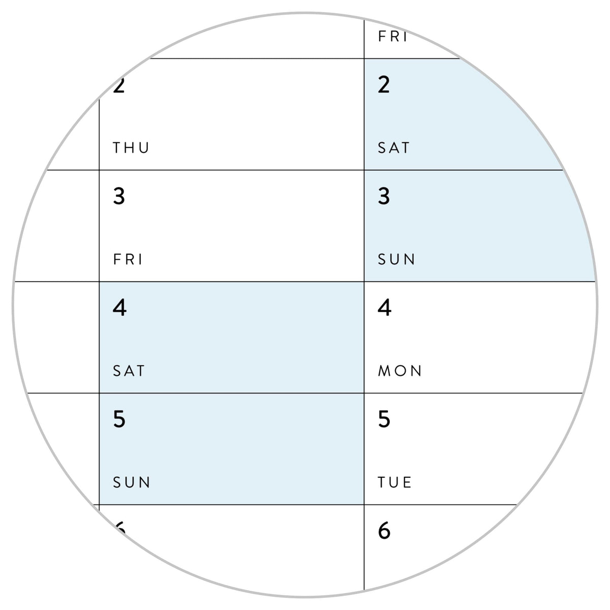 2026 - 2027 JULY Start Academic Wall Calendar | Mid-Year Monthly Planner | Annual Academic Vertical Family Student Teacher (Blue Weekends)