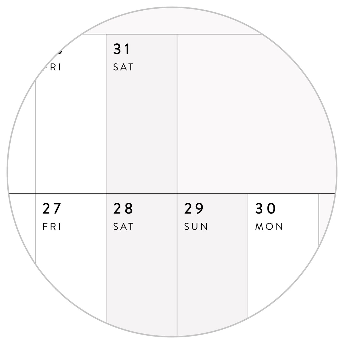 NEW! Giant 2026-2027 SEPTEMBER START Wall Calendar with Aligned Weekends | Student Teacher Classroom Mid-Year/ Academic Planner - Gray