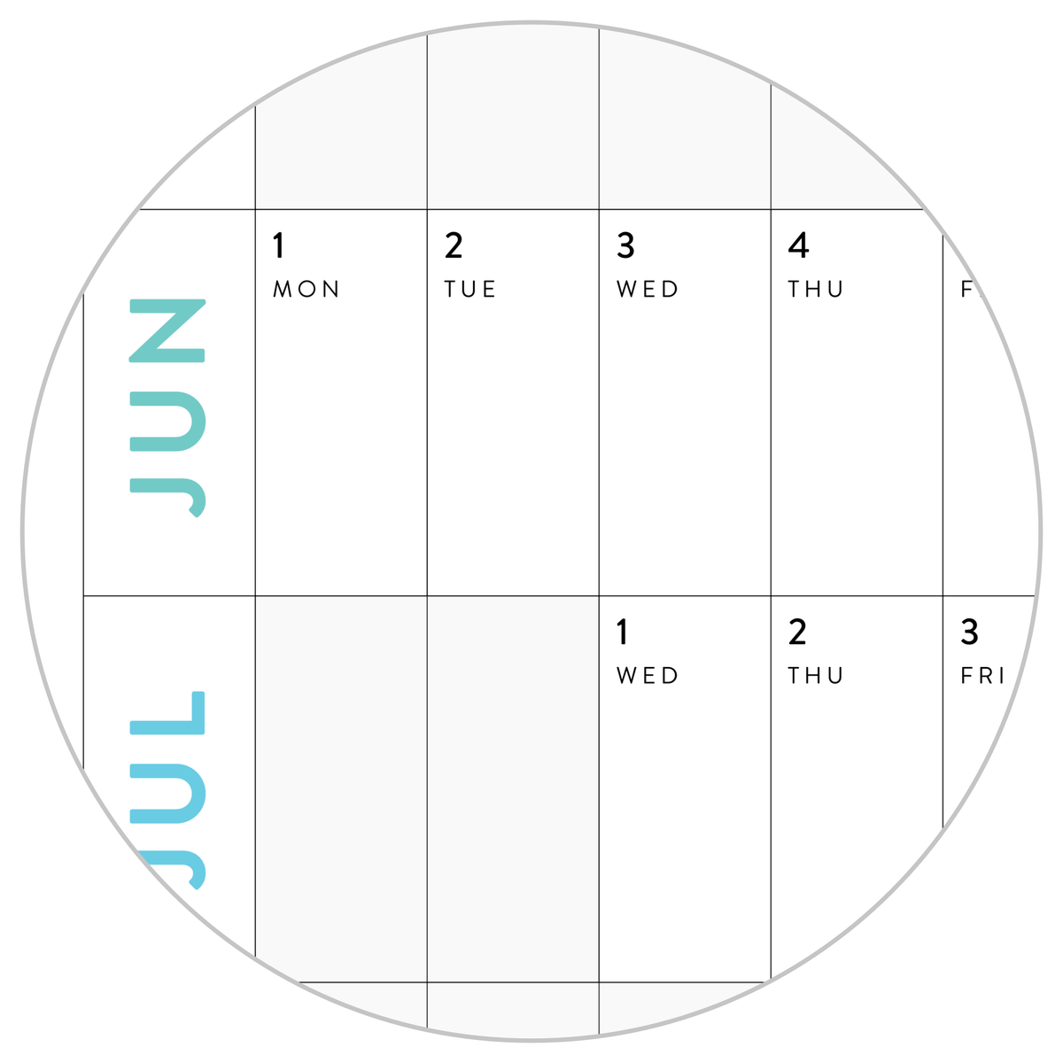 NEW! PRINTABLE SEPTEMBER START 2025 - 2026 HORIZONTAL ACADEMIC WALL CALENDAR WITH ALIGNED WEEKENDS - INSTANT DOWNLOAD PRINT UP TO 48" x 36"