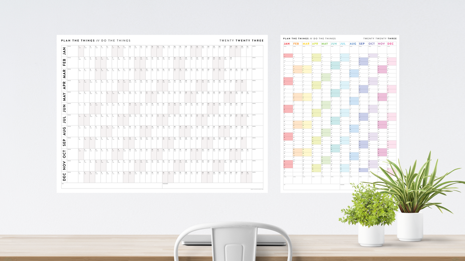 2023 GIANT WALL CALENDARS - Plan The Things 2023 GIANT WALL CALENDARS - Plan The Things