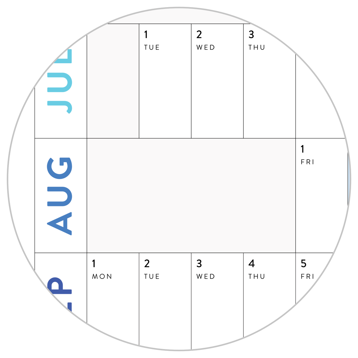 NEW! PRINTABLE 2026 HORIZONTAL WALL CALENDAR WITH ALIGNED WEEKENDS - INSTANT DOWNLOAD PRINT UP TO 48" x 36"