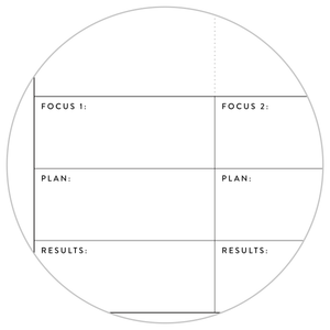 2024 FOCUS AND GOALS ANNUAL WALL PLANNER