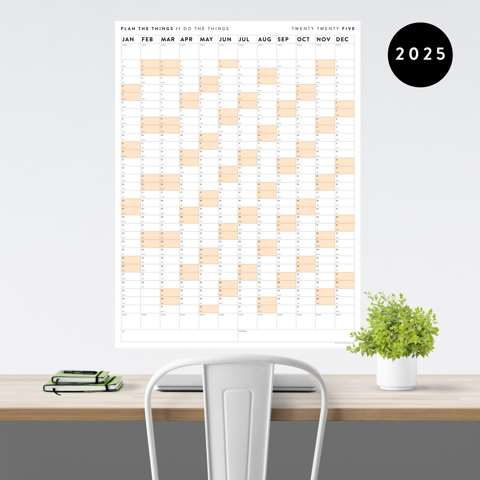 2025 GIANT WALL CALENDARS // VERTICAL - Plan The Things 2025-giant-wall-calendars-vertical-plan-the-things