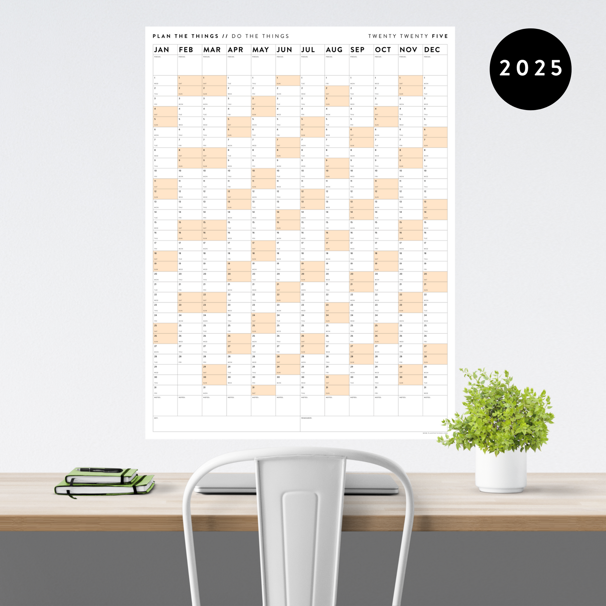 2025 GIANT WALL CALENDARS // VERTICAL - Plan The Things 2025-giant-wall-calendars-vertical-plan-the-things
