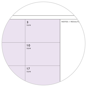Q3 2022 QUARTERLY GIANT WALL CALENDAR (JULY - SEPTEMBER 2022) - PURPLE WEEKENDS