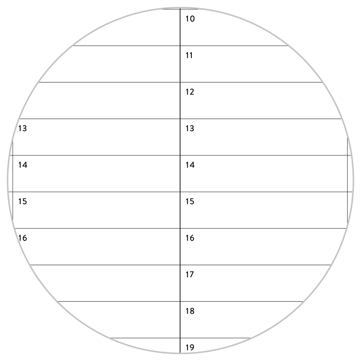 UNDATED PERPETUAL / FOREVER WALL CALENDAR - ANNUAL + QUARTERLY PLANNING