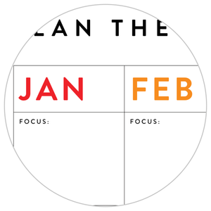 PRINTABLE VERTICAL 2024 WALL CALENDAR WITH RAINBOW WEEKENDS - INSTANT DOWNLOAD