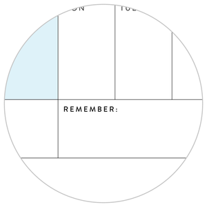 PRINTABLE HORIZONTAL 2024 WALL CALENDAR WITH BLUE WEEKENDS - INSTANT DOWNLOAD