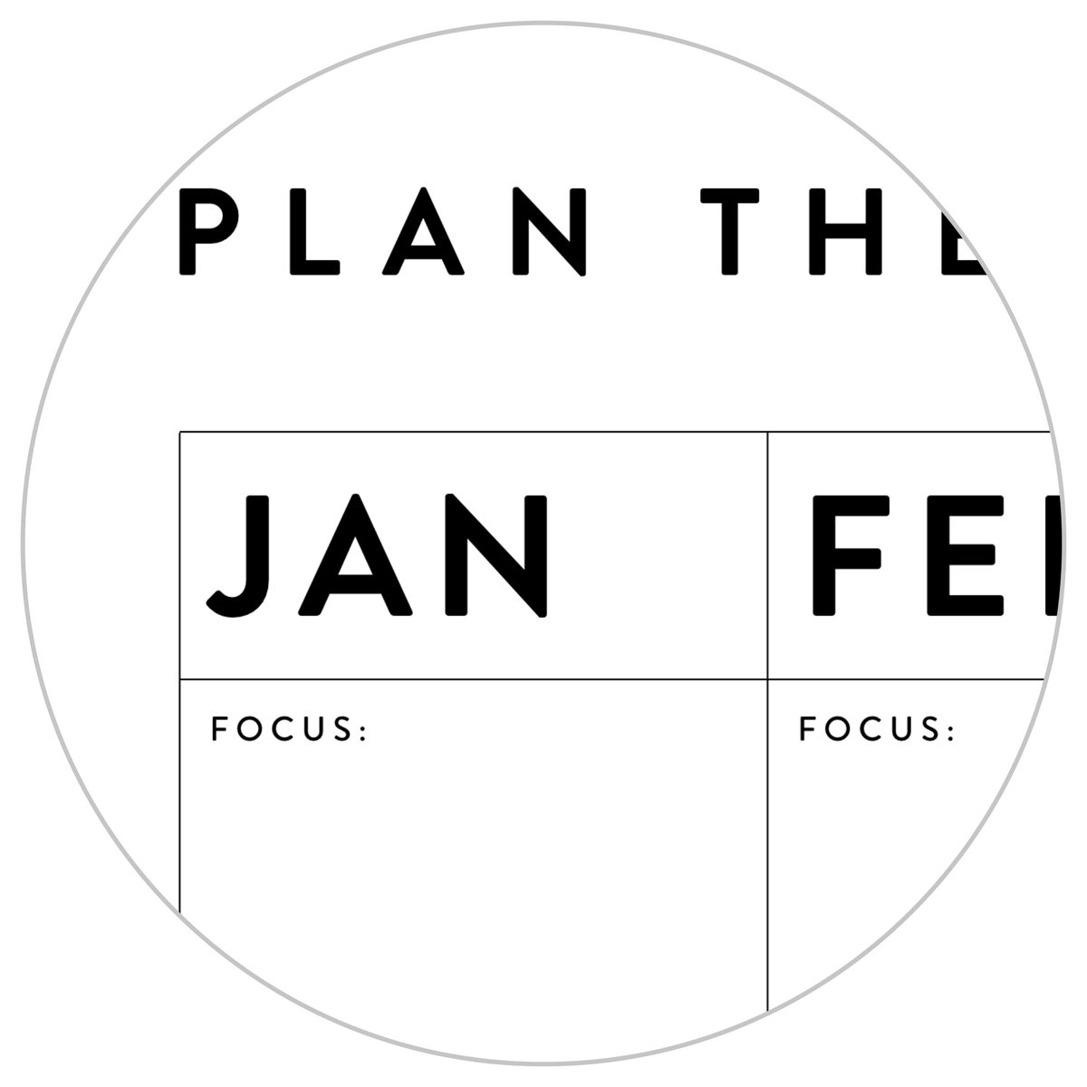 GIANT 2025 ANNUAL WALL CALENDAR | VERTICAL WITH ORANGE WEEKENDS