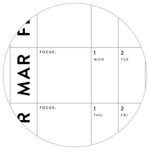 PRINTABLE HORIZONTAL 2024 WALL CALENDAR WITH YELLOW WEEKENDS - INSTANT DOWNLOAD