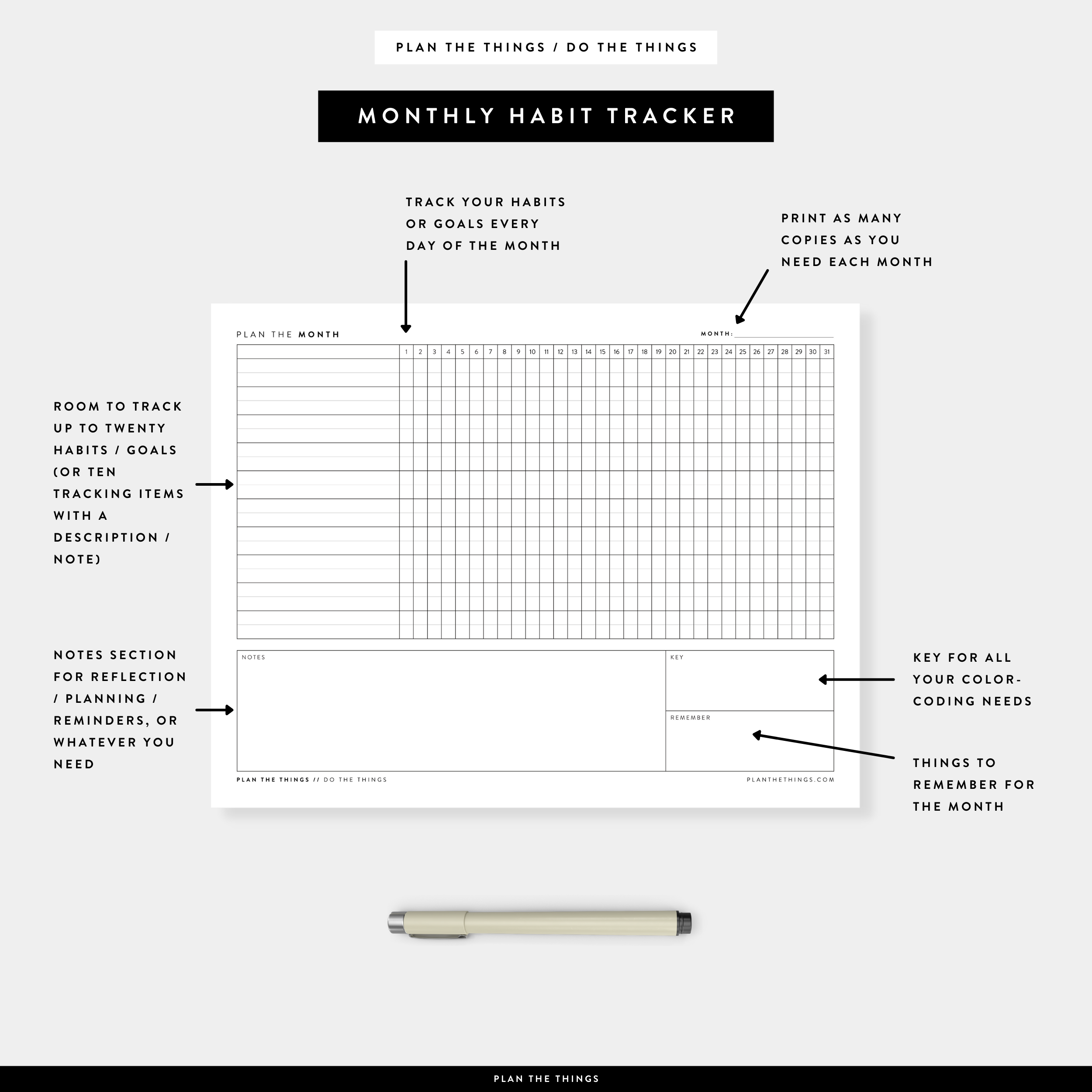 10 Minimal Planner Inserts You Need + How to Use Them