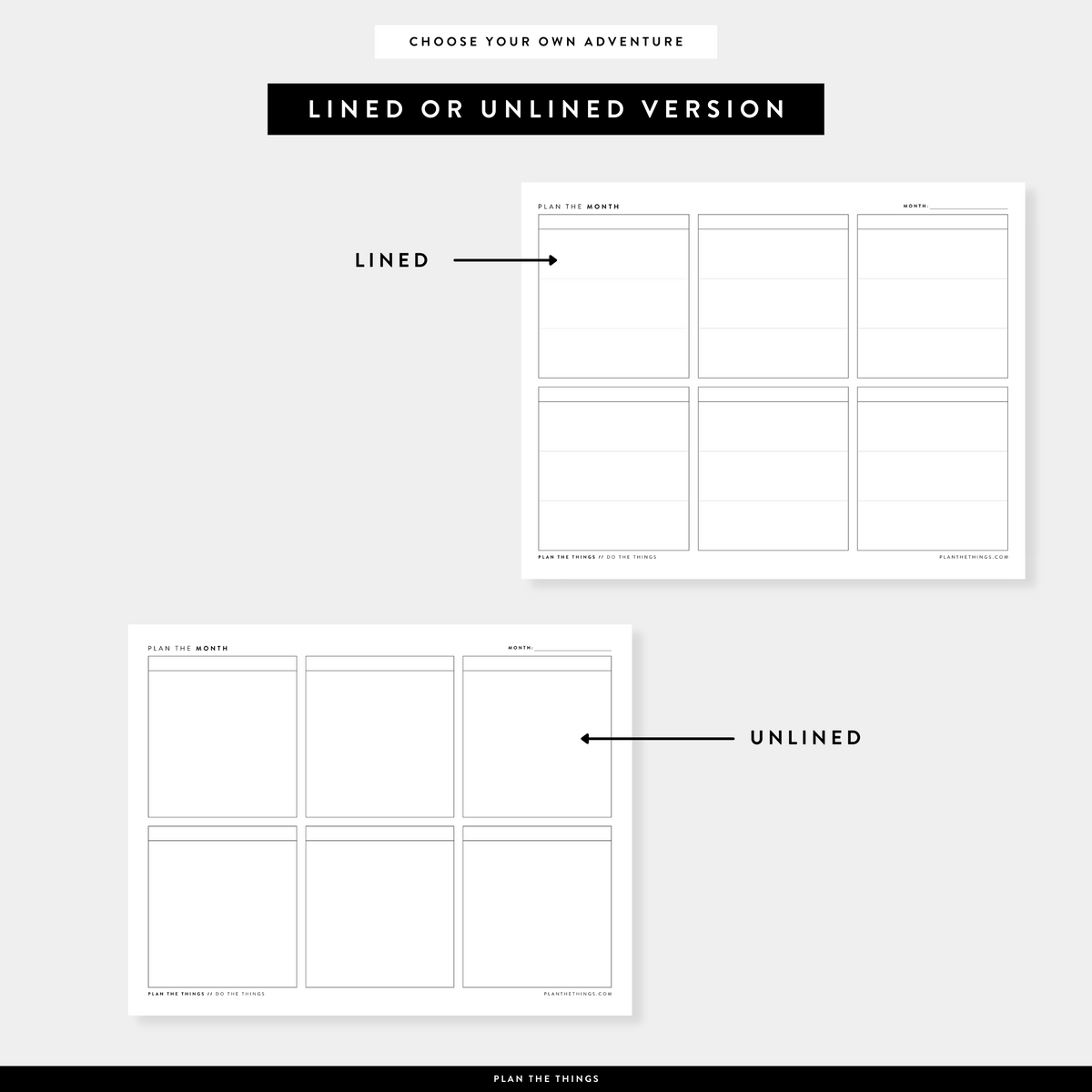 Monthly Overview Dashboard Planner Printable / Project Planner Printable Planner Inserts (A4 + US Letter)