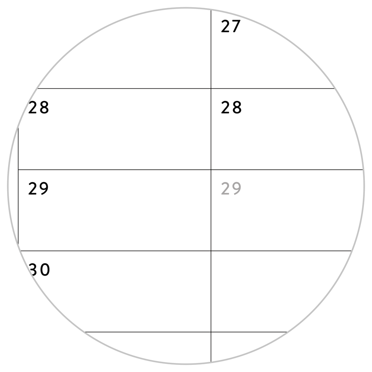 PRINTABLE PERPETUAL WALL CALENDAR / BIRTHDAY CALENDAR (VERTICAL / RAINBOW) - INSTANT DOWNLOAD