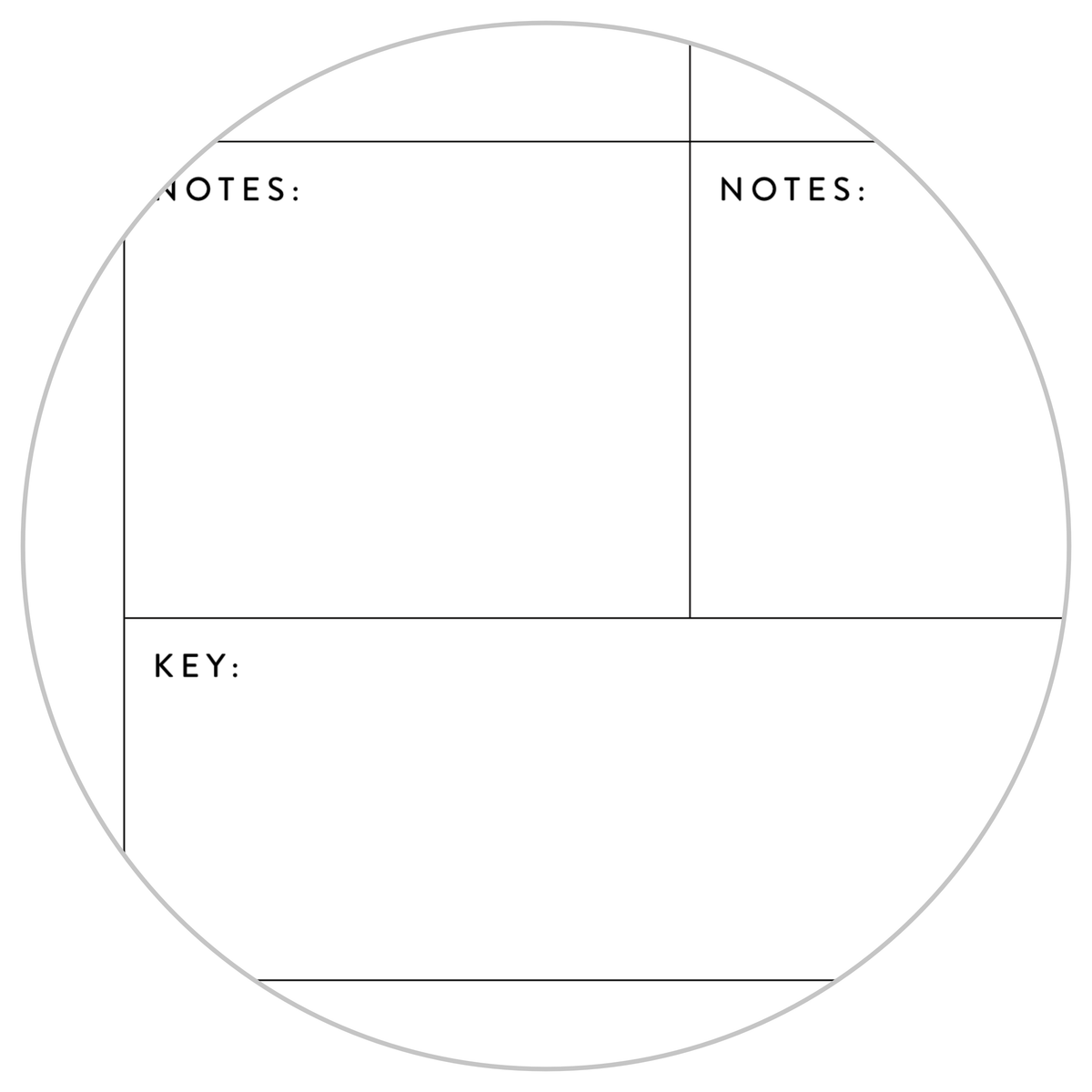 GIANT UNDATED PERPETUAL WALL CALENDAR / BIRTHDAY CALENDAR (VERTICAL / B + W)