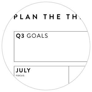 Q3 2022 QUARTERLY GIANT WALL CALENDAR (JULY - SEPTEMBER 2022) - ORANGE WEEKENDS