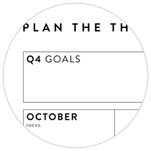 Q4 2022 QUARTERLY GIANT WALL CALENDAR (OCTOBER - DECEMBER 2022) - ORANGE WEEKENDS