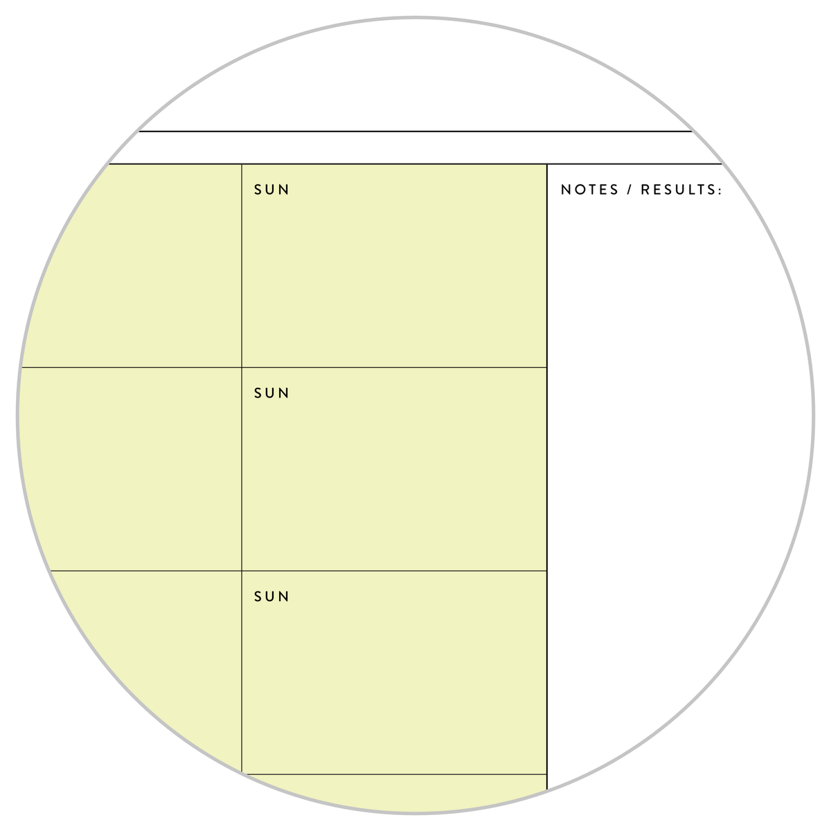 PRINTABLE UNDATED QUARTERLY WALL CALENDAR - MONDAY START - RAINBOW (2) WEEKENDS - INSTANT DOWNLOAD