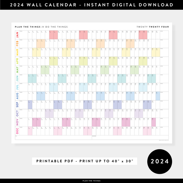  2024 Roaring Twenties Calendar Wall Calendar, 2024